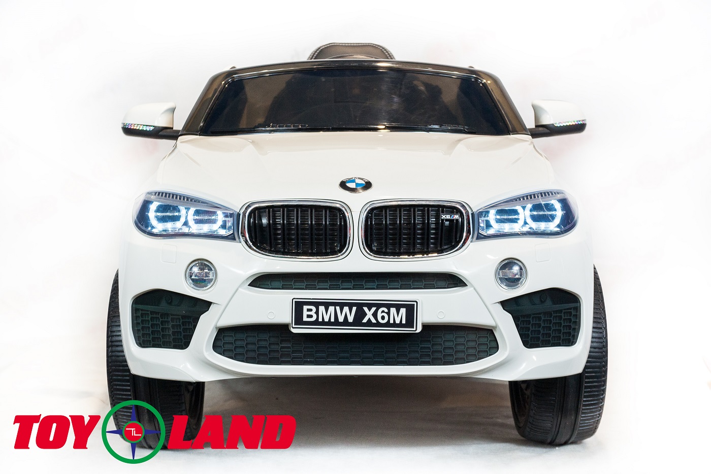 Электромобиль ToyLand BMW X6 mini белого цвета  